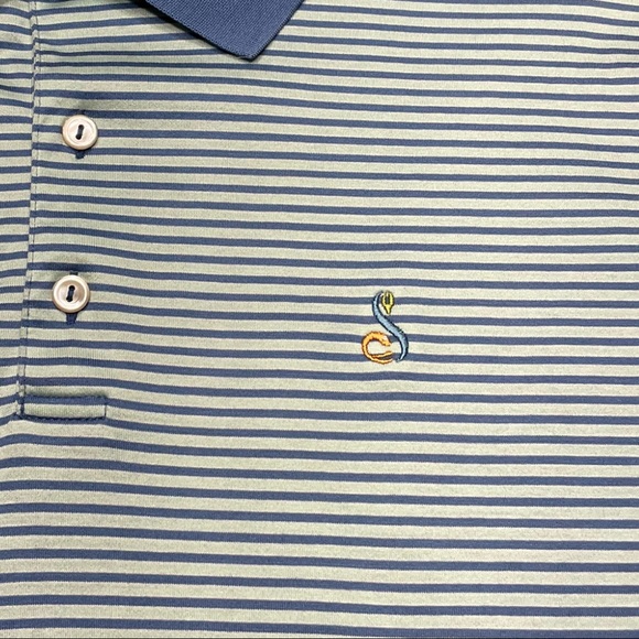PETER MILLAR CROWN EASE SUMMIT PARK STRIPE POLO - Picture 3 of 6
